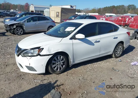 2016 Nissan Sentra S из США, поврежденный, VIN 3N1AB7AP2GY228765